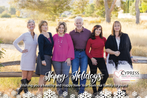 Happy Holidays from Cypress HomeCare Solutions 2021